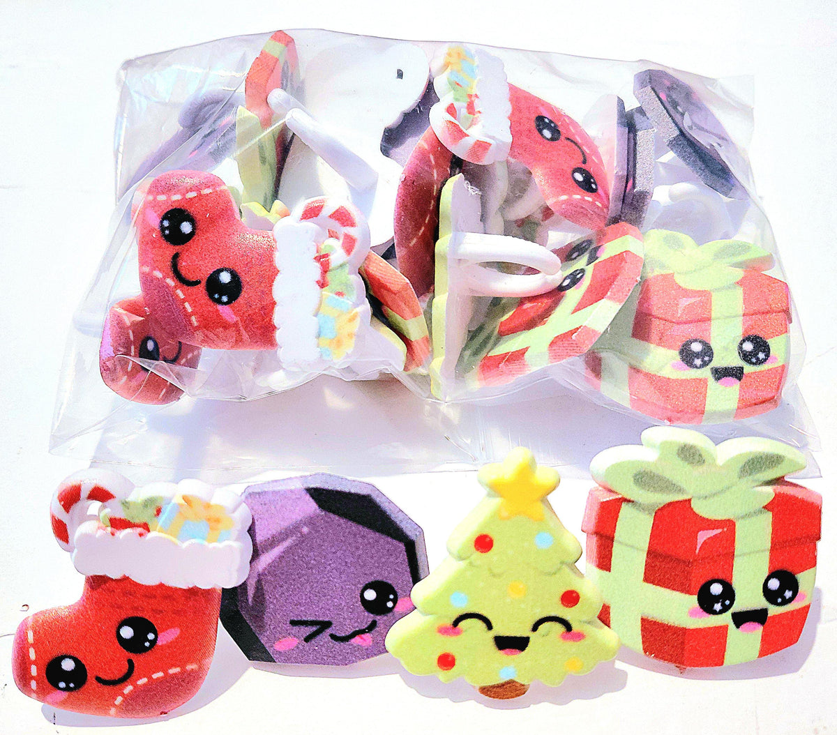 Christmas Cuties Cupcake Ring Decorations 24ct