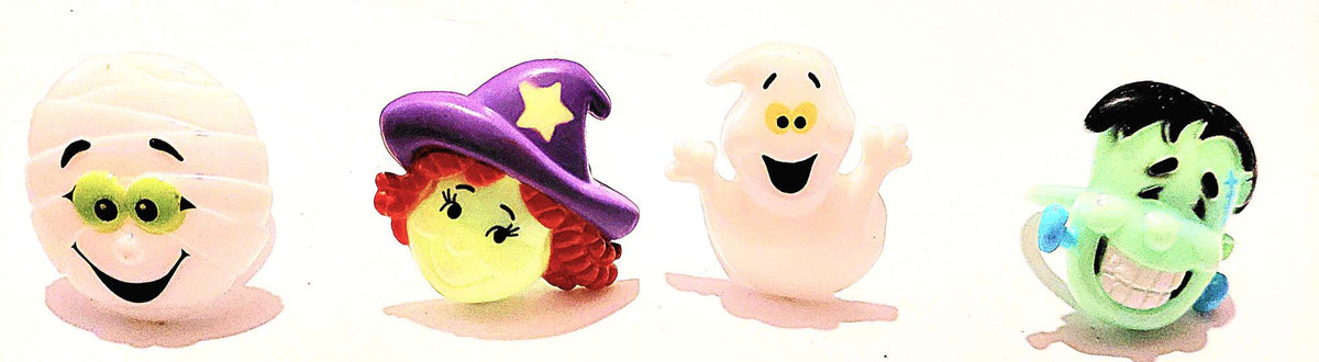Halloween Cute Monsters Decorations 24ct Cupcake Rings