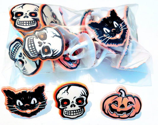 Halloween Cup Cake Rings Assorted 24ct