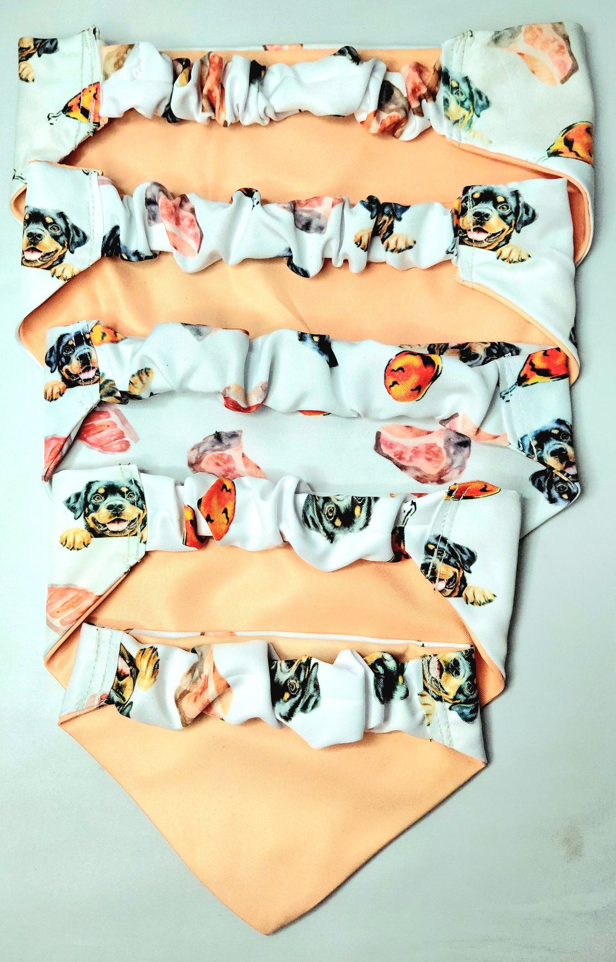 Handmade Scrunchie Dog Bandanas