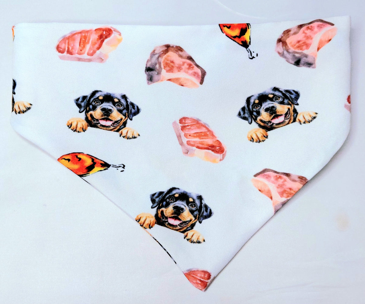 Handmade Scrunchie Dog Bandanas