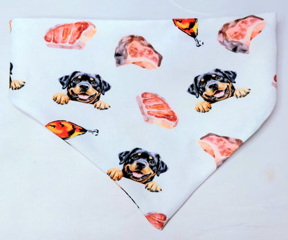 Handmade Scrunchie Dog Bandanas