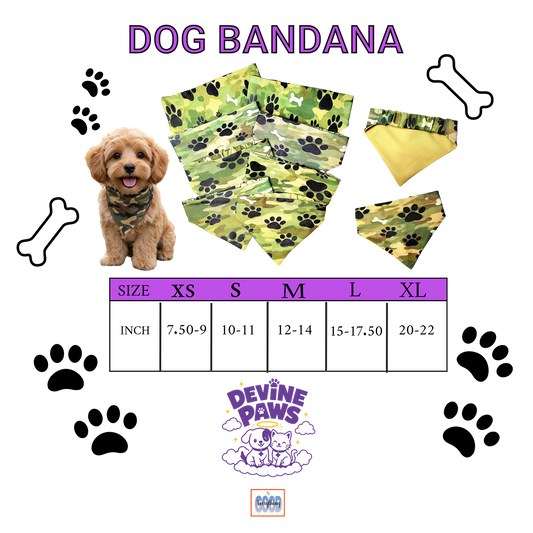 Handmade Scrunchie Dog Bandanas