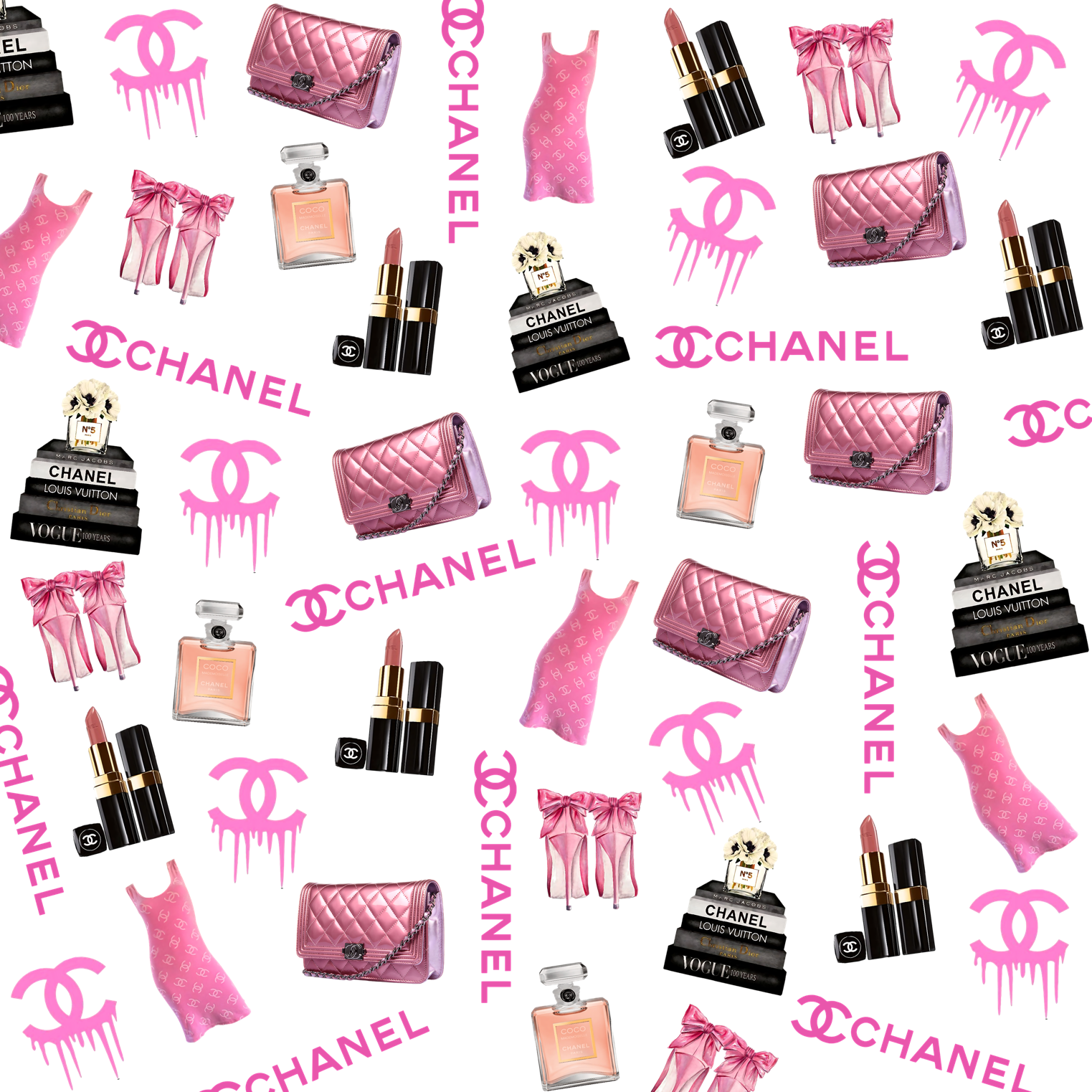 Chanel Pink Digital Art Product – Everything Good